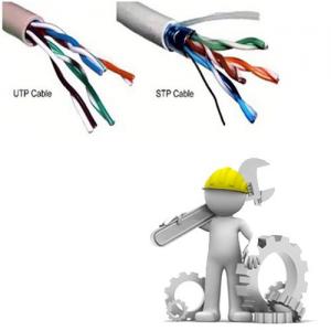 هزینه کابل کشی از 5000 متر به بالا STP Cat5e,UTP Cat6