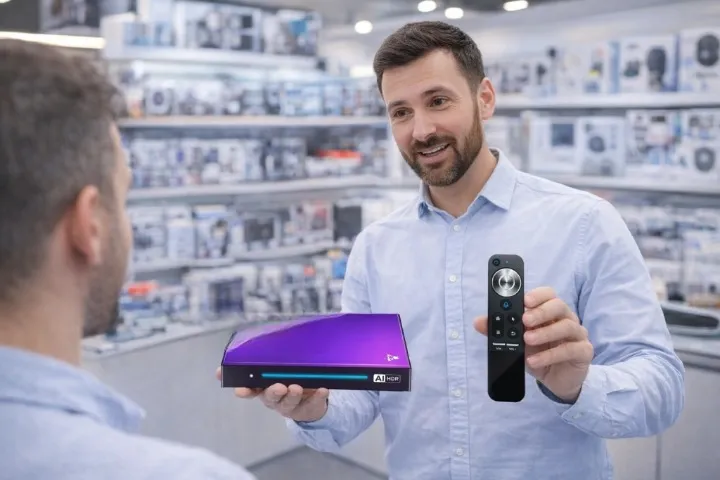 اندروید باکس H96 MAX M9 AI 2GB 16GB